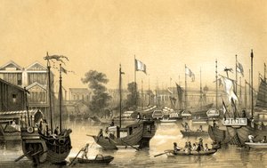 Le fabbriche inglesi a Canton, 1847