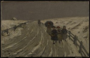 Ritorno da scuola, c.1901 da James Wilson Morrice