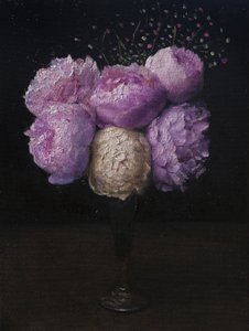 Elegante bouquet di peonie