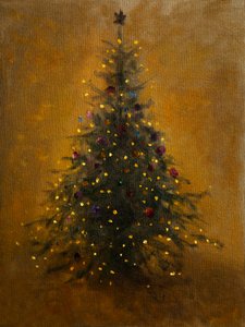Albero di Natale illuminato