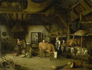Interno contadino da James de Rijk