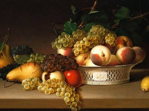 Frutta in un cesto cinese da James the Elder Peale
