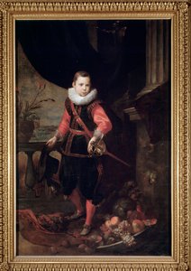 Ritratto di un giovane con spada da Jan Roos