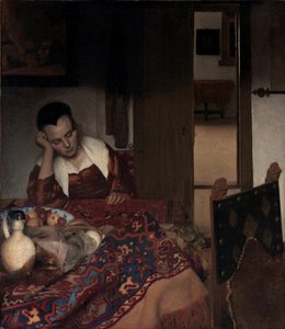 Una ragazza che dorme