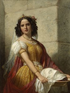 Salomè con la testa di Giovanni Battista da Jan Adam Kruseman (signed by artist)