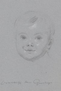 Ritratto della figlia di Geerlings da Jan Adam Kruseman
