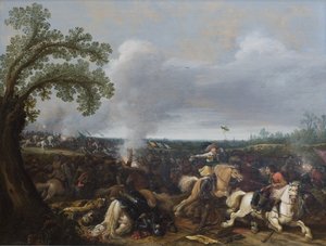 Re Gustavo II Adolfo di Svezia alla battaglia di Lützen, 16 novembre 1632