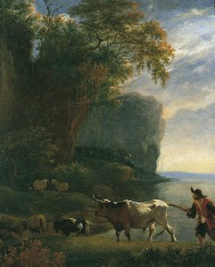 Paesaggio con mandriano, c.1640s