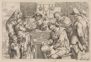 Il chirurgo del villaggio da Jan Baptist de Wael
