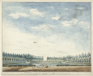 Il giardino della casa Offem, vicino a Noordwijk da Jan Baptist van Eeckhout