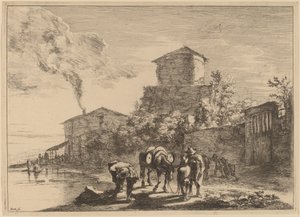Il conducente di asini, via Appia