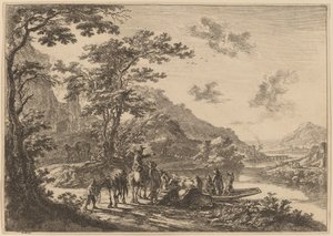 Veduta del Tevere nella Campagna
