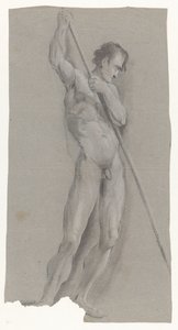 Uomo nudo con bastone da Jan Brandes (possibly)