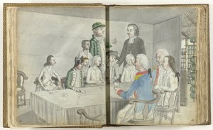 Compagnia di carte europea a Ceylon da Jan Brandes
