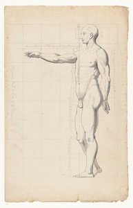 Studi di nudo di uomo e donna