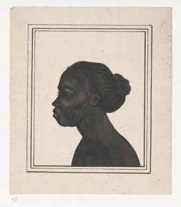 Ritratto in silhouette di Flora da Jan Brandes