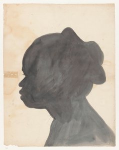 Ritratto in silhouette di Sara da Jan Brandes