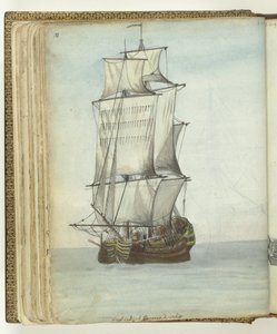 Nave delle Indie Occidentali a vela da Jan Brandes