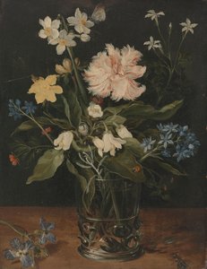 Natura morta con fiori in un bicchiere da Jan Brueghel (I)