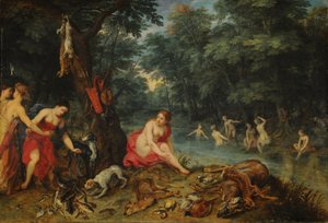 Bagno di Ninfe (Le ninfe di Diana che tornano dalla pesca)