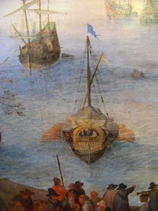 Grande mercato del pesce da Jan Brueghel the Elder