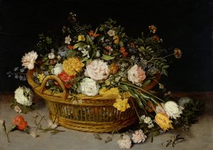 Un Cesto di Fiori, probabilmente anni 1620