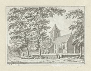 La chiesa di Biggekerke da Jan Bulthuis