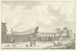 Il cantiere navale a Rotterdam da Jan Bulthuis
