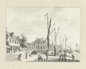 Veduta di De Lemmer (?) da Jan Bulthuis
