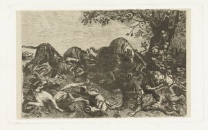 Caccia al cinghiale con cani