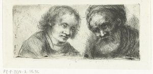 Giovane e vecchio da Jan Chalon