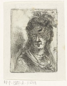 Giovane donna da Jan Chalon
