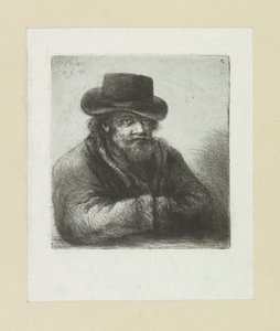 Vecchio con barba e cappello (serie: L