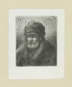Vecchio con barba e cappello da Jan Chalon