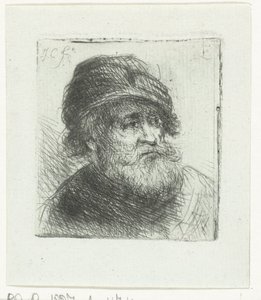 Vecchio con turbante da Jan Chalon
