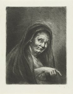 Vecchia donna da Jan Chalon