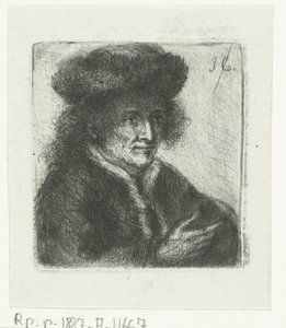 Uomo adulto con cappello di pelliccia da Jan Chalon