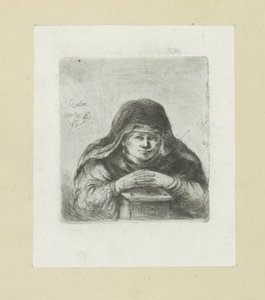 Donna sopra una stufa (serie: The Compleat Work of Etchings by John Chalon)
