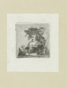Donna seduta con cappello da Jan Chalon
