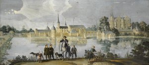 Castello di Frederiksborg, Copenaghen, Danimarca, c.1590-1610 da Jan Claeszen van Wijck