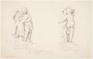 Disegno, Progetti per un gruppo statuario: "Amicizia", "Accordo", 1726