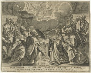 Ascensione di Cristo da Jan Collaert (II)
