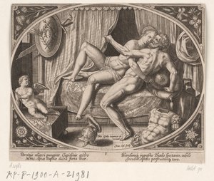 Adulterio di Venere e Marte (Venere e Marte) da Jan Collaert (II)