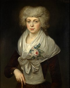 Ritratto di signora con fiori da Jan Cornelis Mertens