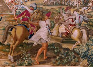 Arazzo fiammingo. Serie La Conquista di Tunisi. L