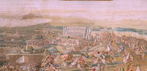 Arazzo fiammingo. Serie La conquista di Tunisi. L