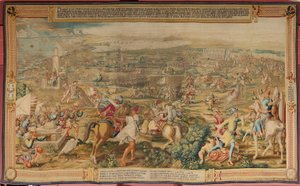 Arazzo fiammingo. Serie La conquista di Tunisi. L