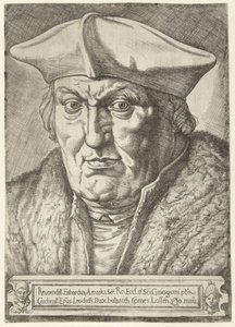 Ritratto di Erard de la Marck, principe-vescovo di Liegi da Jan Cornelisz Vermeyen
