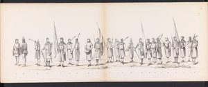 Mascherata degli studenti di Leida, 1865 (tavola 13) da Jan Daniël Cornelis Carel Willem baron de Constant Rebecque