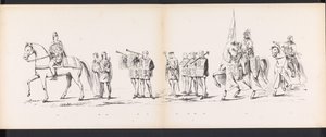 Mascherata degli studenti di Leida, 1865 (tavola 6) da Jan Daniël Cornelis Carel Willem baron de Constant Rebecque